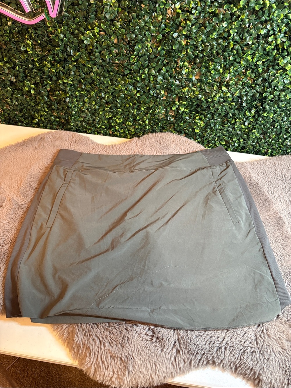 Athleta Olive Green Active Skort Size 16